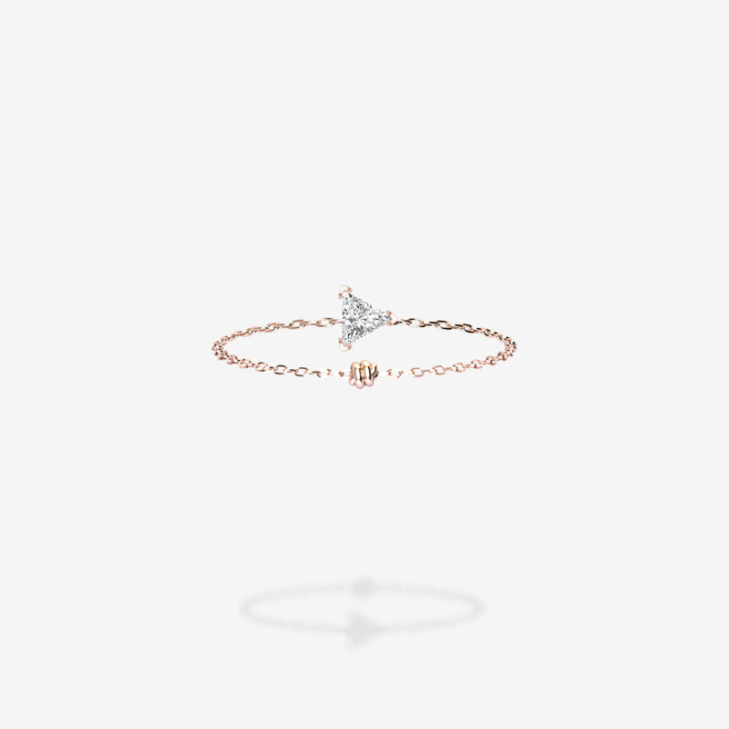 18K Rose Gold-Triangle