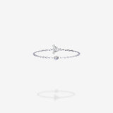 18K White Gold-Triangle